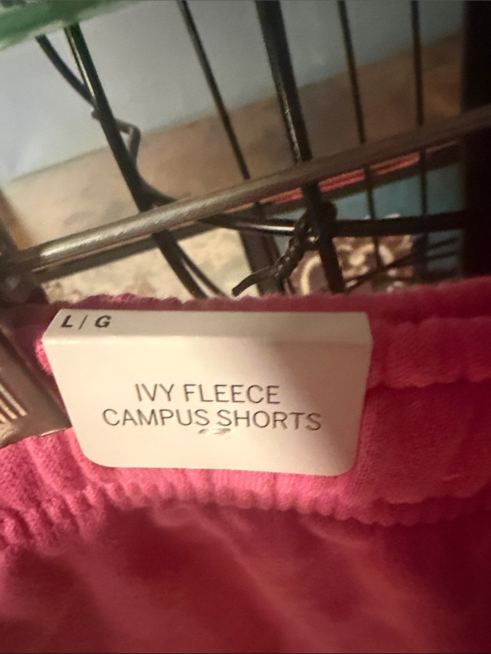 PINK Victoria's Secret Hot Pink Athletic Lounge Shorts Large-NWT - Picture 3 of 5